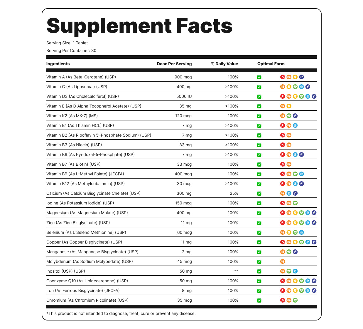 ACTIVIT Supplement Facts