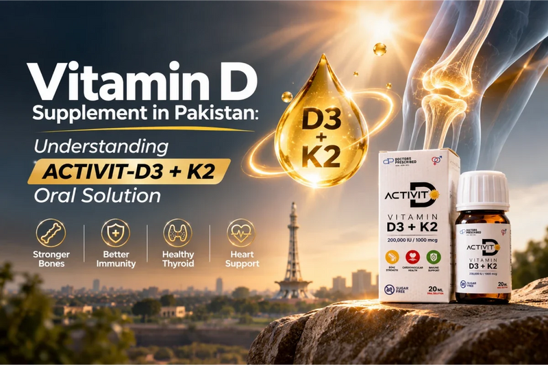 Vitamin D Supplement in Pakistan: Understanding ACTIVIT-D3 + K2 Oral Solution
