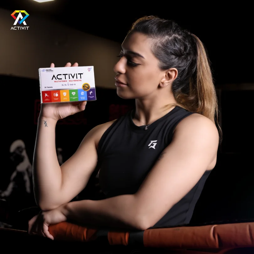 Eman F Khan Holding ACTIVIT Pack