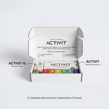 ACTIVIT complete micronutrient kit with multivitamin tablets and ACTIVIT-D oral solution